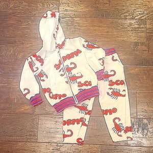 Mini Rodini Scorpio Jogger Set Size 104/110
